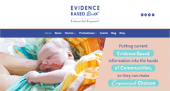Desktop Screenshot of evidencebasedbirth.com